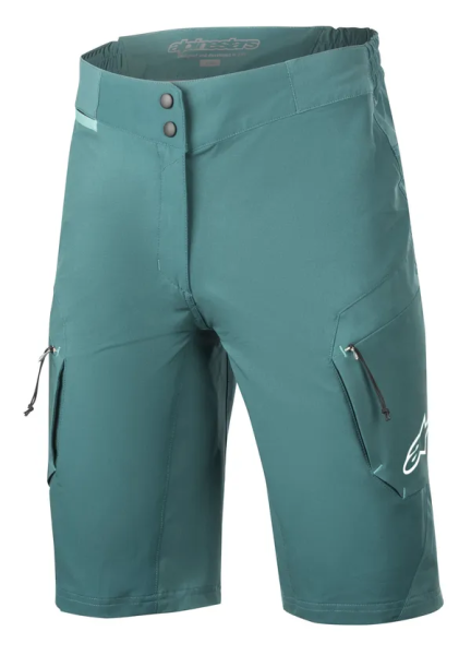 Pantaloni scurti dama MTB Alpinestars Stella Alps 8 Petrol 30, 1, nordicamoto.ro