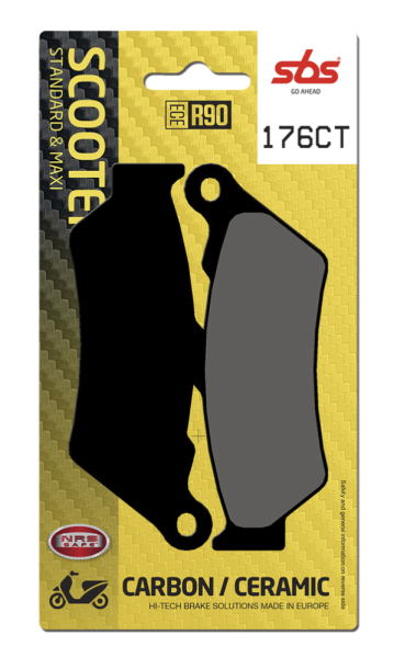Ct Scooter Carbon Tech Organic Brake Pads, 2, nordicamoto.ro