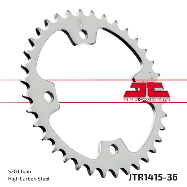 JT SPROCKETS hátsó lánckerék, természetes színű, 1, nordicamoto.ro