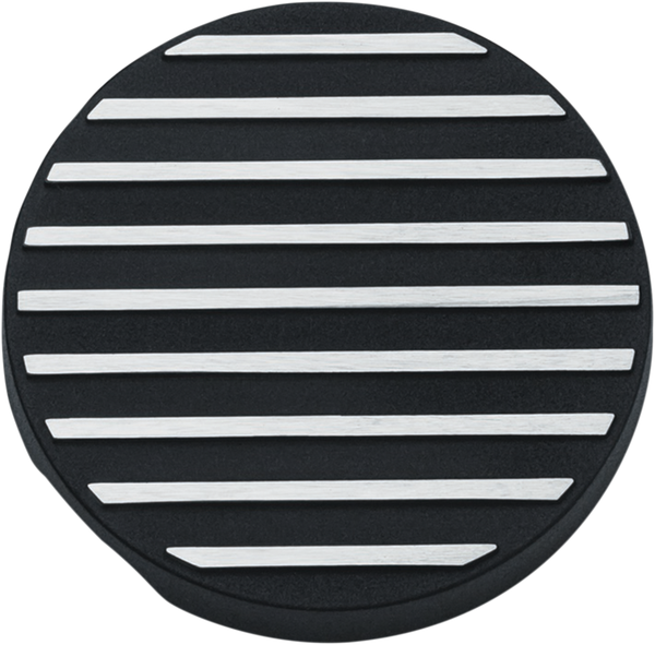 Finned Starter End Accents Black, Aluminum, 2, nordicamoto.ro