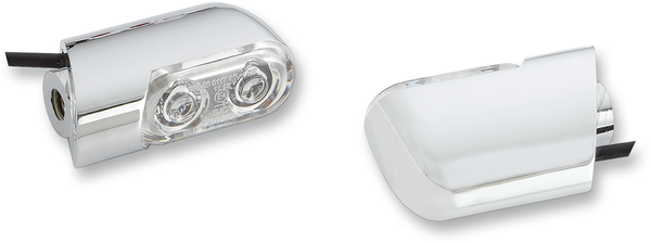 Bolt-on Turn Signals With Power Leds Chrome, 2, nordicamoto.ro