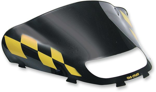 Snowmobile Windshield Black, Yellow, 1, nordicamoto.ro