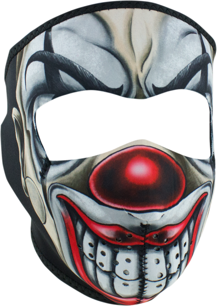 Full Mask Chicano Clown Black, Red, White, 1, nordicamoto.ro