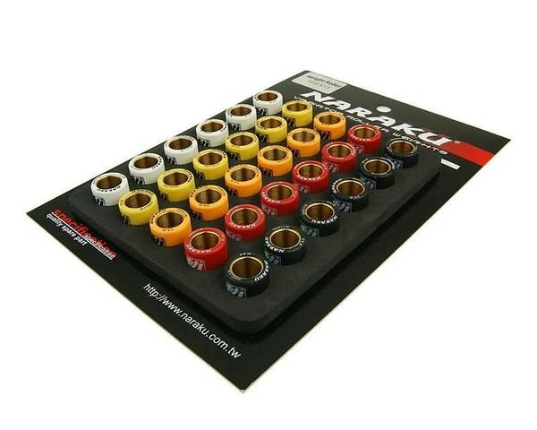 Variator Weights Adjustment Set Black, Orange, Red, Yellow, 2, nordicamoto.ro