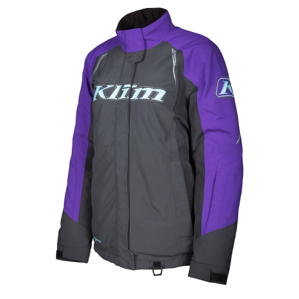 Klim Strata Insulated női motoros kabát, fekete – metál ezüst, 13, nordicamoto.ro