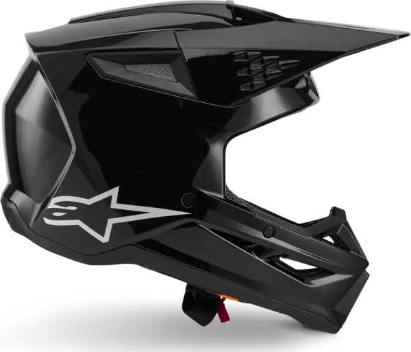 Alpinestars Sm3 Solid Black Gloss S bukósisak, 4, nordicamoto.ro