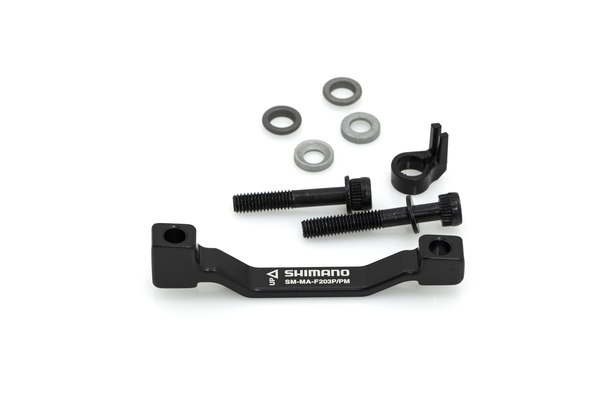 Disc Brake Mount Adapter Black, 2, nordicamoto.ro