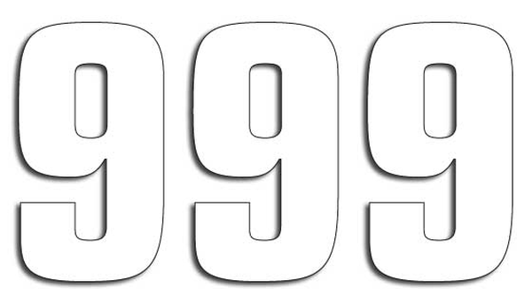 Two Series Numbers White, 1, nordicamoto.ro