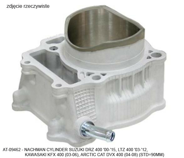 Cilindru SUZUKI DRZ 400 (00-15), LTZ 400 (03-14), ARCTIC CAT DVX 400 (04-08) STD = 90MM Bronco, 1, nordicamoto.ro