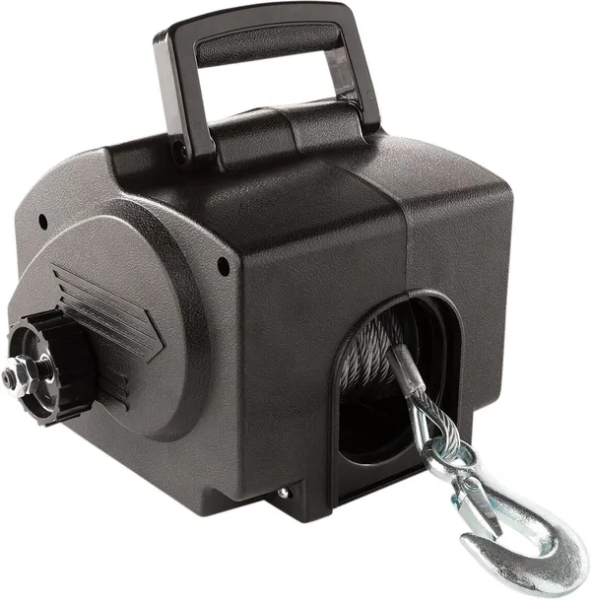 Portable Electric Winch Black, 1, nordicamoto.ro