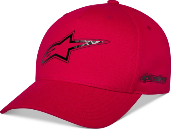 Szénszálas snapback sapka, piros, 1, nordicamoto.ro