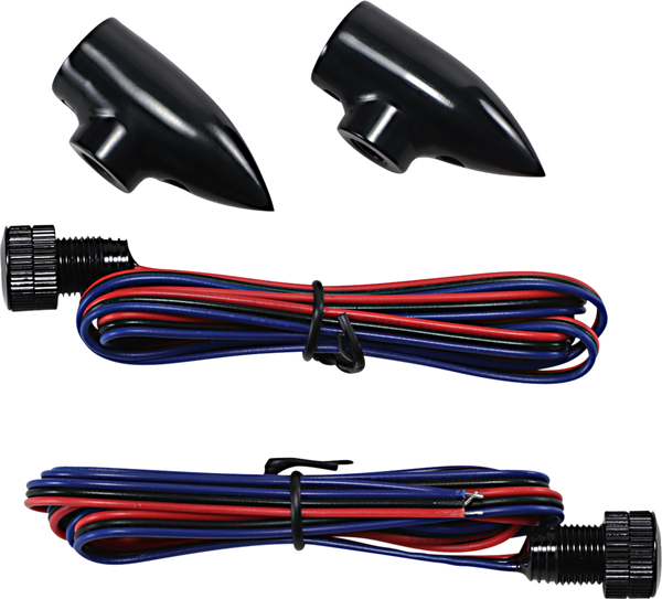 Lightning Bullets Run/turn Led Lights Black, Gloss, 2, nordicamoto.ro