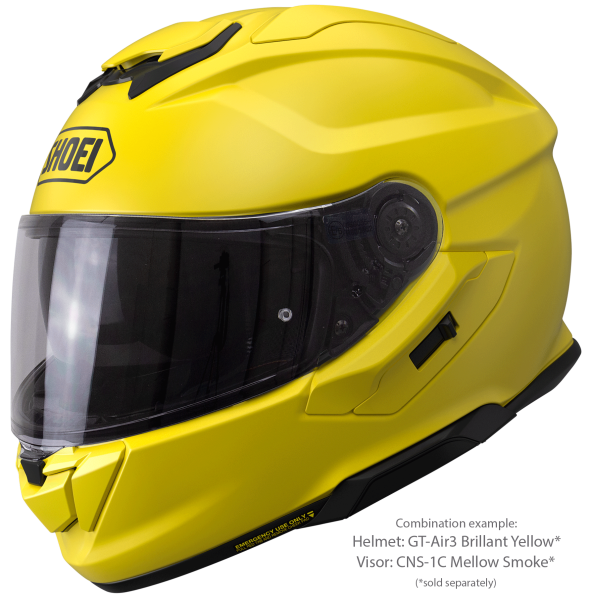 SHOEI GT-AIR3 teljes arcú sisak, Giallo Brillante S, 3, nordicamoto.ro