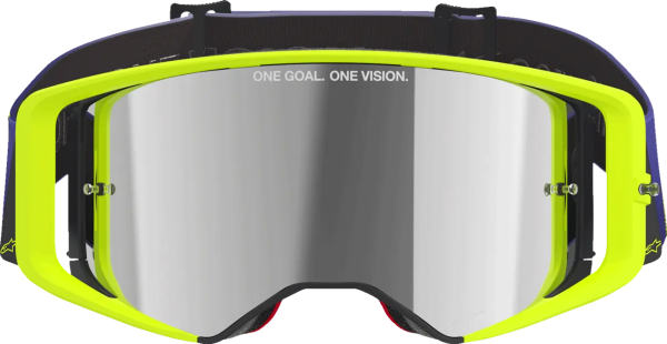 Alpinestars Supertech Vision Corp szemüveg, lila/sárga, EGY MÉRET, 6, nordicamoto.ro