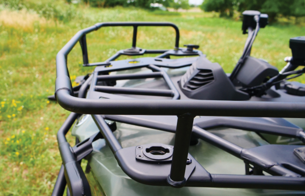 CFMOTO CFORCE 400 / 450 S ATV ELSŐ CSOMAGTARTÓ-KIBŐVÍTŐ – FEKETE, 1, nordicamoto.ro