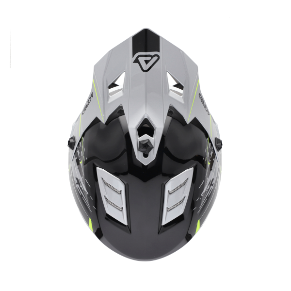 Acerbis Profile gyermek sisak, fekete/fluoreszkáló sárga, M/52, 6, nordicamoto.ro