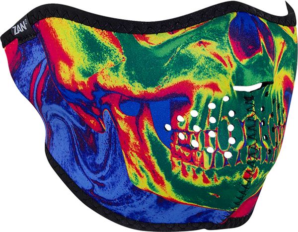 Neoprene Half Mask Blue, Green, 1, nordicamoto.ro