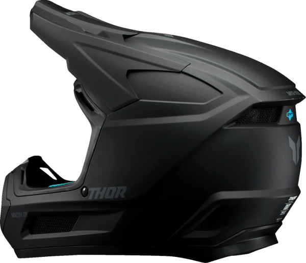 Thor Fleet Blackout gyermek sisak – fekete, L-es méret, 6, nordicamoto.ro