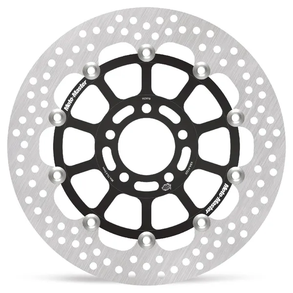 Halo sorozatú úszó rotor, fekete, rozsdamentes acél, 1, nordicamoto.ro