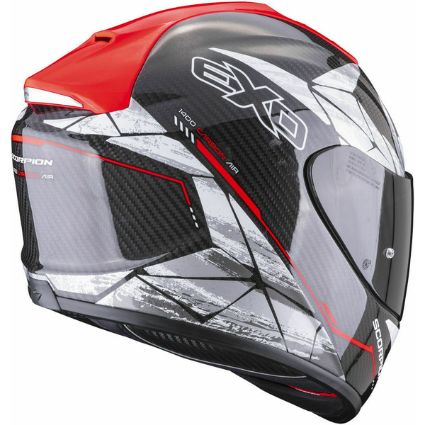 Casca integrala SCORPION EXO-1400 EVO CARBON AIR ARANEA Negru / Alb XXL, 4, nordicamoto.ro