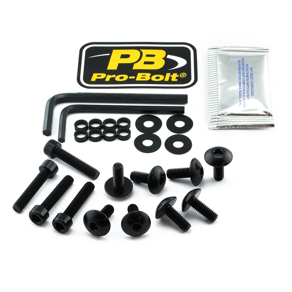 Fairing Bolt Kit For Yamaha Black, 1, nordicamoto.ro