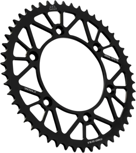 Pinion spate KTM ,Husaberg ,Husqvarna 50 dinti JT aluminiu negru, 1, nordicamoto.ro
