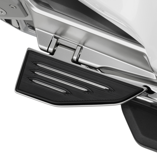 Commander Passenger Board Inserts Black, Chrome, 2, nordicamoto.ro