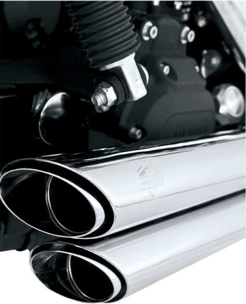 Shortshots Staggered Exhaust Systems Chrome, 3, nordicamoto.ro