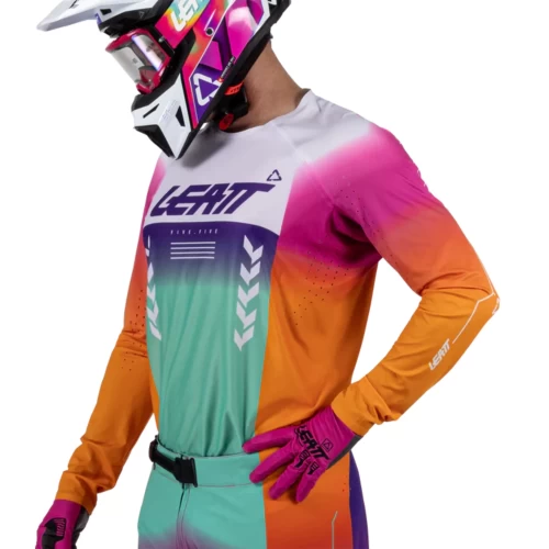 Leatt Moto 5.5 Ultraweld V26 póló, kék/piros, M, 8, nordicamoto.ro
