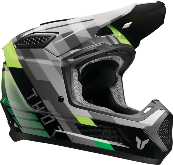 Thor Fleet Camber sisak – Negru/Verde (fekete/zöld), XL, 1, nordicamoto.ro