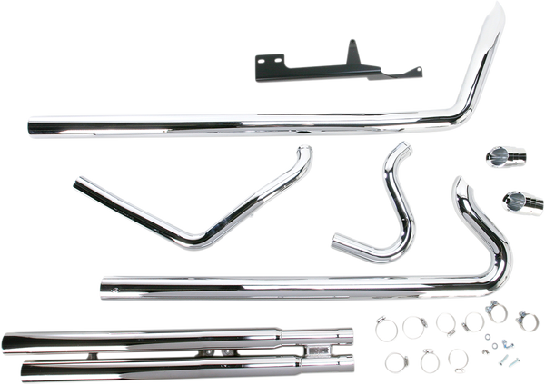 Speedster Slashdown Xtra Long Exhaust System Chrome, 1, nordicamoto.ro