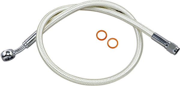 Braided Front Brake Line Chrome, Sterling Chromite® Ii Oversize [+51 mm (2'')], 2, nordicamoto.ro