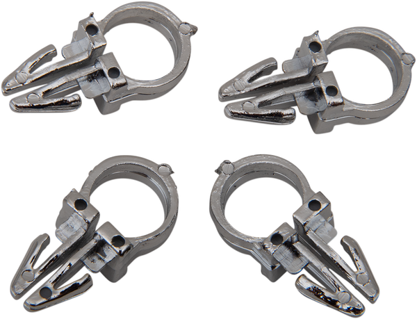 Handlebar Wiring Clips Chrome, 1, nordicamoto.ro