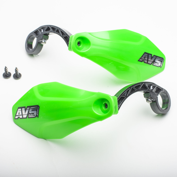 Handguards Kit Plastic Green, 2, nordicamoto.ro
