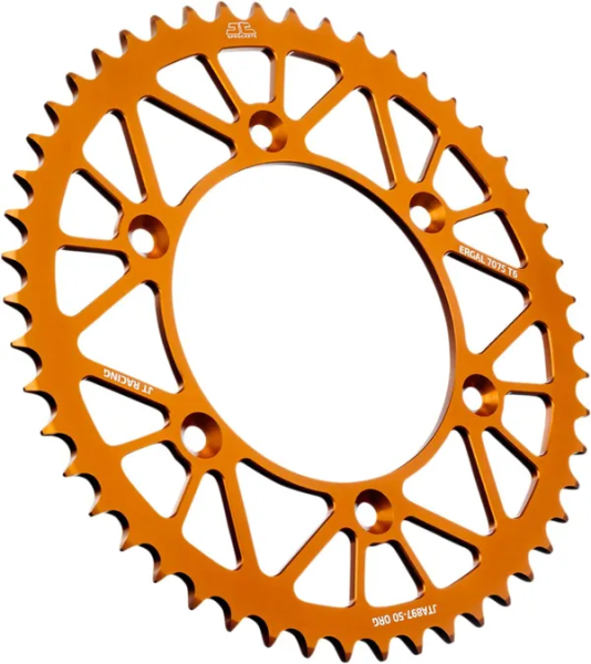 JT SPROCKETS Racelite alumínium hátsó lánckerék, narancssárga, 1, nordicamoto.ro