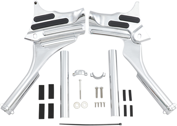 Deluxe Neck Cover Kit Chrome, 3, nordicamoto.ro