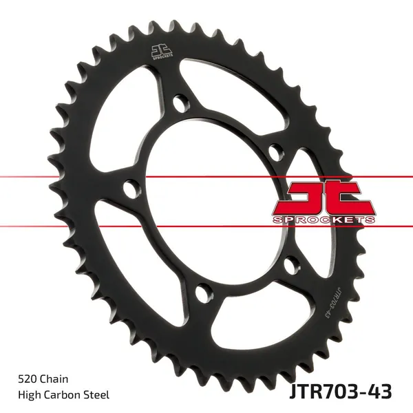 JT SPROCKETS acél hátsó lánckerék, 1, nordicamoto.ro