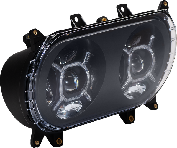 Proglow Double-x Led Headlight Black, 2, nordicamoto.ro