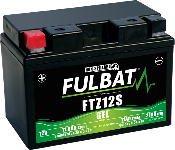 Fulbat FTZ12S motorkerékpár-gélakkumulátor, 1, nordicamoto.ro