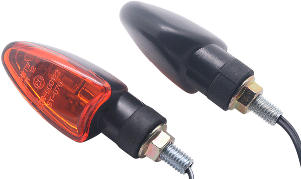 Universal E-marked Turn Signals Black, 1, nordicamoto.ro