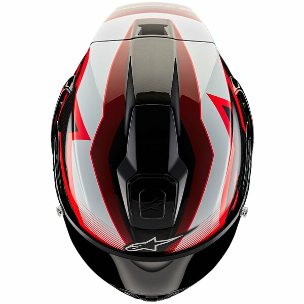 ALPINESTARS SUPERTECH R10 CARBON TEAM teljes arcú sport sisak, fekete/piros/fehér, M-es méret, 8, nordicamoto.ro