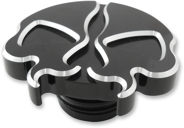 Split Skull Gas Cap Black, 1, nordicamoto.ro
