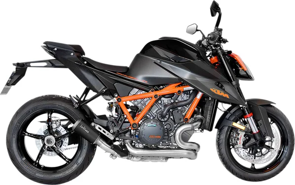 LeoVince LV-10 fekete slip-on kipufogórendszer a KTM 1290 Super Duke R / R EVO / RR (2020–2023) modellekhez, 2, nordicamoto.ro