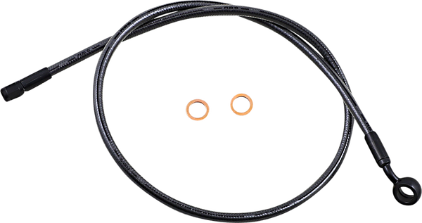 Alternate Length Upper Brake Line Black, Black Pearl, 2, nordicamoto.ro