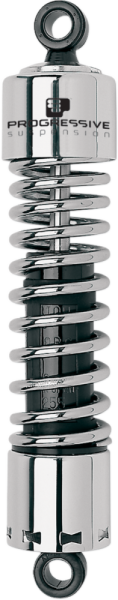 412 Series Shocks Black, Chrome, 1, nordicamoto.ro