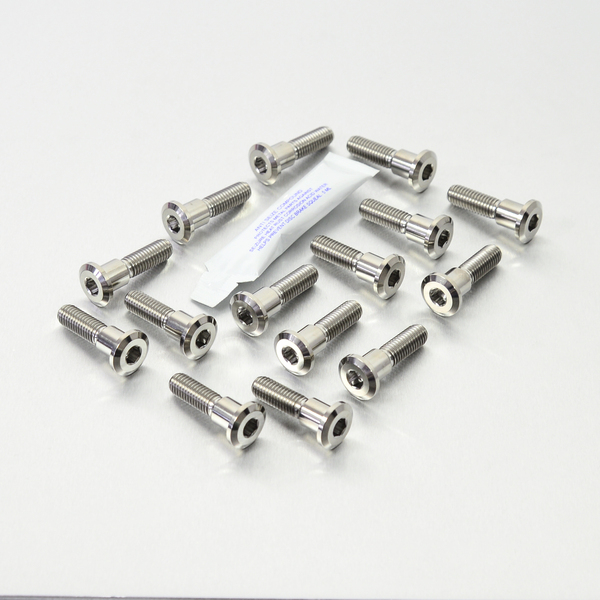Brake Rotor Mounting Bolt Kit Silver, Unfinished, 2, nordicamoto.ro