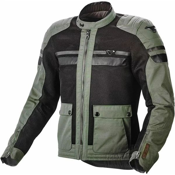 Geaca textil de vara MACNA FLUENT M Verde/Negru, 3, nordicamoto.ro