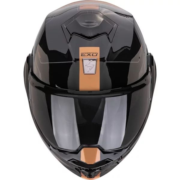 EXO-TECH EVO TRAVELLER M moduláris felhajtható sisak, fekete/bronz, 5, nordicamoto.ro