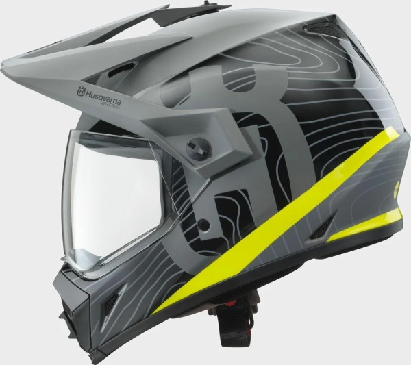 Husqvarna MX-9 ADV MIPS sisak, szürke, M-es méret (57–58), 6, nordicamoto.ro