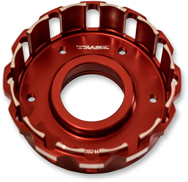 Billet Clutch Basket Red, Anodized, 1, nordicamoto.ro